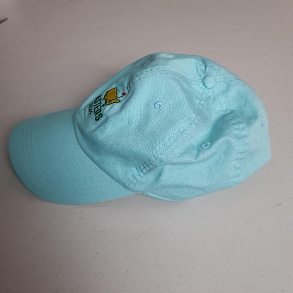 Masters Tournament Hat Cap Strap Back Mens Light Blue Golf Augusta National 2024 - Picture 4 of 12